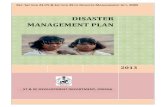 Disaster Management Plan of the Deptt 2013