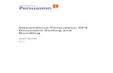StreamServe Persuasion SP4 Document Sorting and Bundling