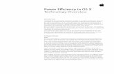 Power Efficiency in OS X Technology Overview - Apple