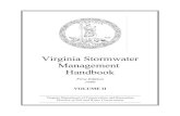 Virginia Stormwater Management Handbook Volume II