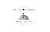New-York daily tribune index for 1884