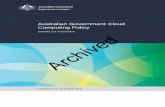 Australian Government Cloud Computing Policy (PDF)