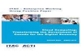 ITAC – Enterprise Working Group Position Paper Cloud Computing ...