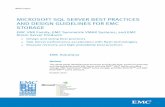 Microsoft SQL Server Best Practices and Design Guidelines for EMC ...