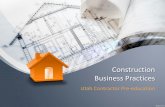 Construction Business Practices