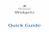 SpinetiX Elementi 2016 Widgets Quick Guide