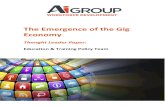 The Emergence of the Gig Economy
