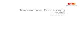 Transaction Processing Rules Manual