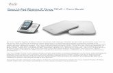 Cisco Unified Wireless IP Phone 792xG + Cisco Meraki Wireless ...