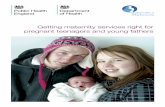 Getting maternity services right for pregnant teenagers and young ...