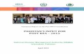 Post-2015 consultation summary report - Pakistan