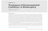 Treatment of Environmental Liabilities in Bankruptcy