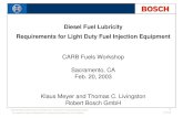 Meeting Agenda: 2003-02-11 Diesel Fuel Lubricity
