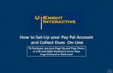 How to Set-Up your Pay Pal Account and Collect Dues On-Line