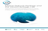 2013 Marine Natural Heritage and the World Heritage List