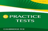 COVER 6 Practice Tests FCE St