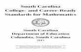 South Carolina College and Career Ready Standards for Mathematics