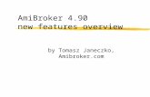 New features in AmiBroker 4.90
