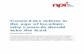 Council tax reform in the age of localism: why councils should take ...