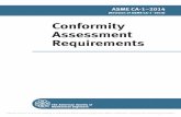 ASME CA-1-2014, Conformity Assessment Requirements