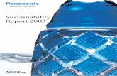 Matsushita Sustainability Report 2003