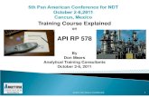 Training Course Explained on API RP 578 RP 578 By Don Mears ...