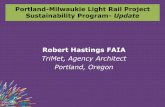 Portland-Milwaukie Light Rail Project Sustainability Program - Update