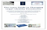 The Iowa Guide to Changing Legal Identity Documents