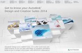 Get to know your Autodesk® Design and Creation Suites 2014