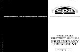EPA Wastewater Treatment Manual: Preliminary Treatment