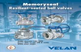 Memoryseal Resilient-seated ball valves