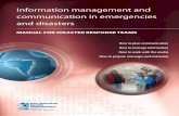 Information management and communication in emergencies and ...