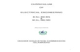 CURRICULUM OF ELECTRICAL ENGINEERING