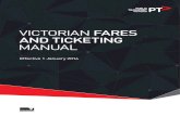Victorian fares and ticketing manual