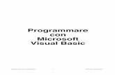 Programmare con Microsoft Visual Basic