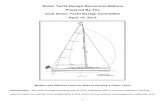 Green Yacht Design Committee Recommendations