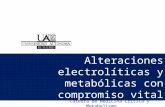 Electrolitos y Alt. Metabólicas