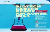 Biotech Career Ready Reckoner 2014