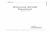 0 iEthernet W5200 Datasheet