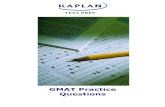 GMAT Practice Questions