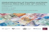 Global Histories of Taxation and State Finances Since the Late 19th ...