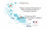 "Defence Industry Participation in R&D and Implementation of Air ...