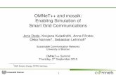 OMNeT++ and mosaik