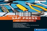 SAP PRESS Fall/Winter 2016 Catalog