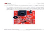 BOOSTXL-AUDIO Audio BoosterPack™ Plug-in Module (Rev. A)