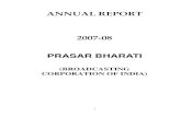 Prasar Bharati Annual Report 2007-08