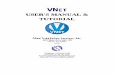 VNet User's Manual and Tutorial