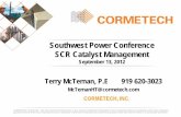 Southwest Power Conference SCR Catalyst Management