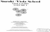 Page 1 Suzuki SViola School WIOLA PART VOLUME I Copyright C ...
