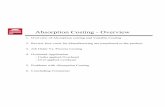 Absorption Costing - Overview
